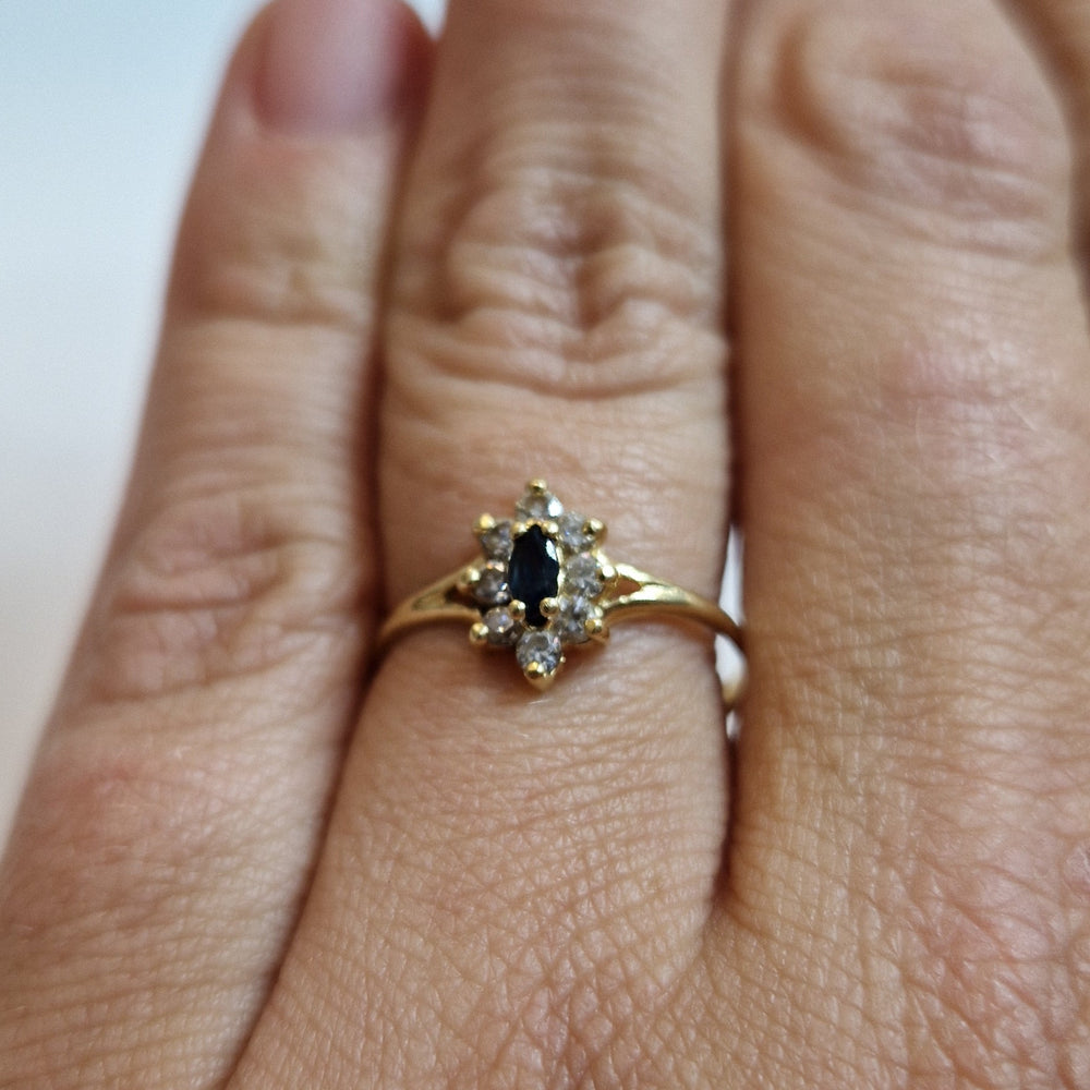 Bague Marguerite en Or Jaune 18K Taille-54