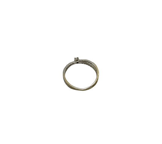 Bague Signée Mauboussin en Or Blanc avec Diamants - T 54