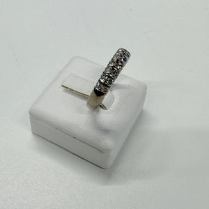 Bague en diamants en or gris 18k Taille-54