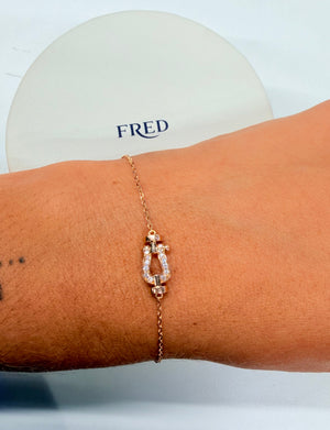Bracelet FRED en or rose 18 K -  2.25 G