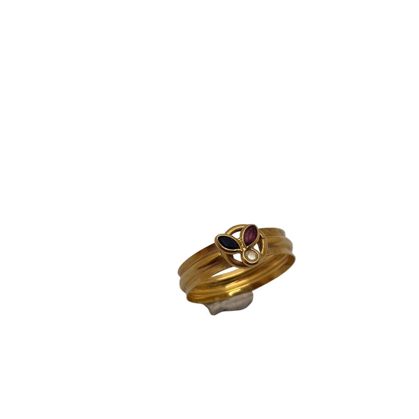 Bague en Or Jaune 18 Carats Taille -52