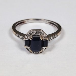 Bague en Or Blanc 18K - Taille 55