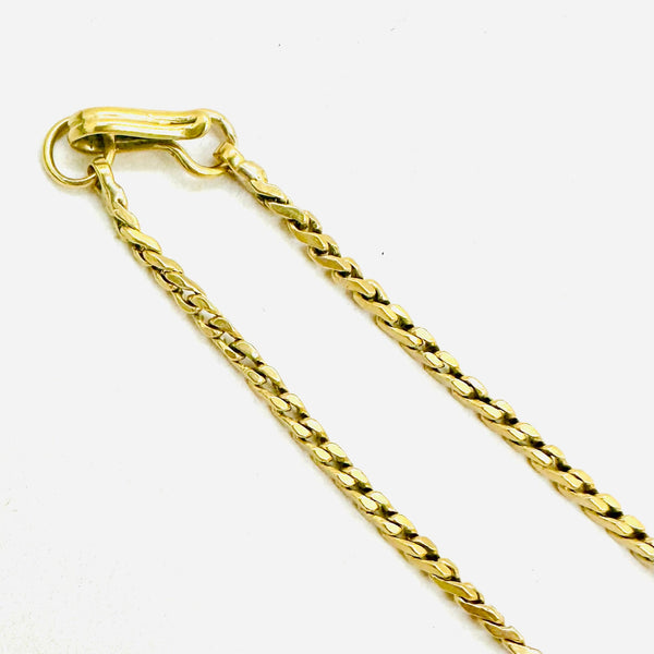 Chaîne or maille gourmette