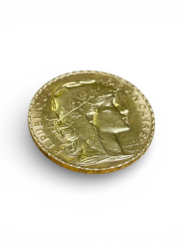 Pièce 20 Francs Or jaune 22K - 6.42 Grs