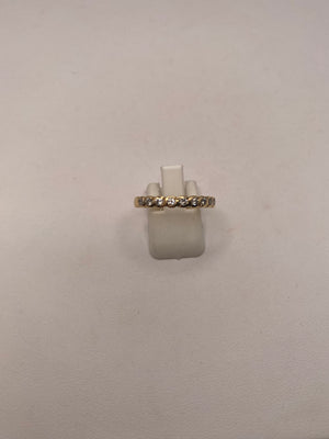 Jolie Bague en Or Jaune 18K - T53