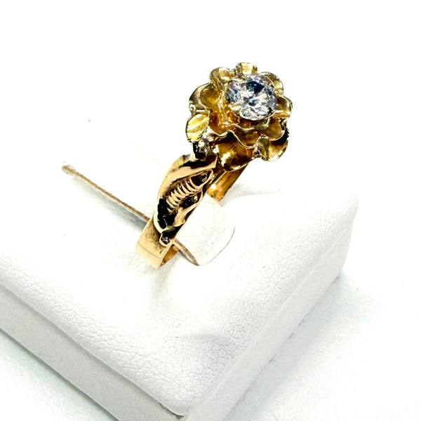 Bague Chou en Or jaune 18K - Taille 56