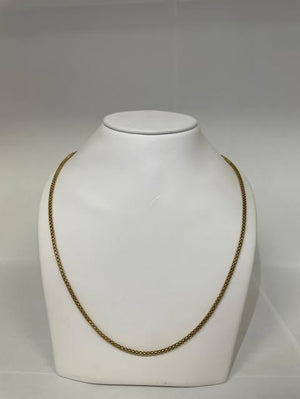 Collier Ras du Cou en Or Jaune 18K 12.12 Grs