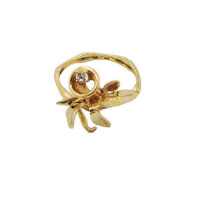 Bague Fleur de Vanille en 18 K - Taille 53 -  3.13 G