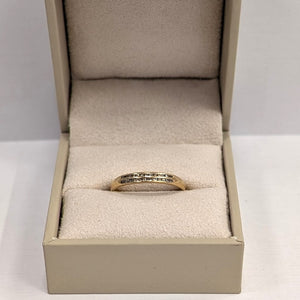 Bague Alliance en Or Jaune 18K - Taille 54 - 1.45 Grs