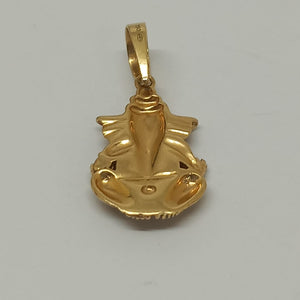 Pendentif Ganesh en Or jaune 18K - 2.52g
