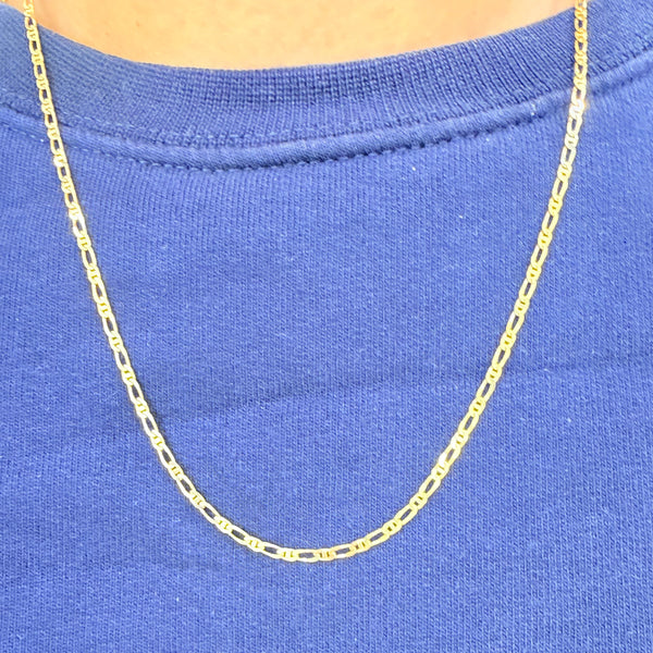 Collier Maille Cheval en Or Jaune 18K