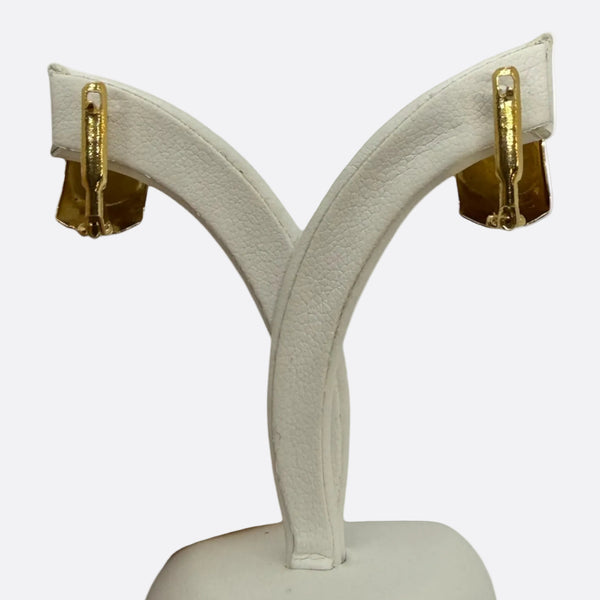Boucles d'oreilles en Or jaune et blanc 18k -  2.21 G
