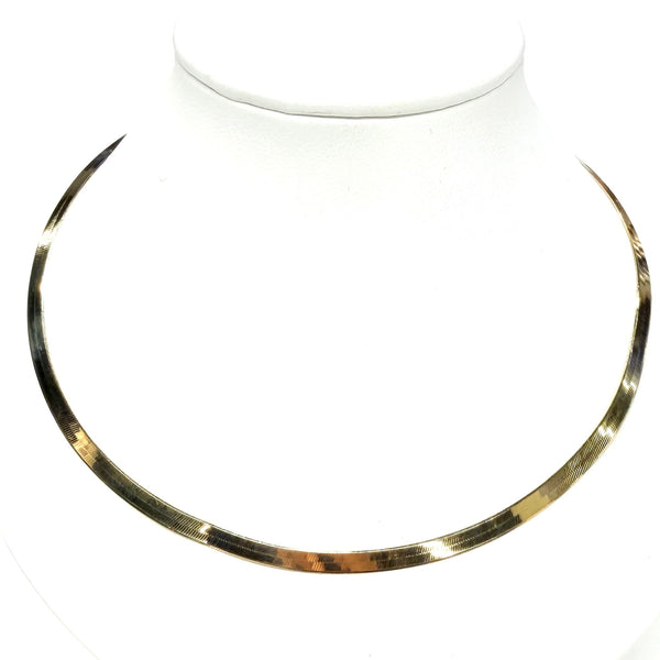 Collier Ras du Cou en Or Jaune 18k - 7.22 G