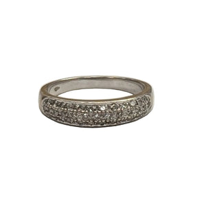 Bague en Or Blanc 18 K - Taille 55 - 3.94 G