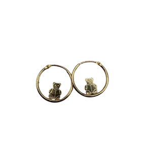 Boucles d'oreilles en Or Jaune 18K 0.46 Grs