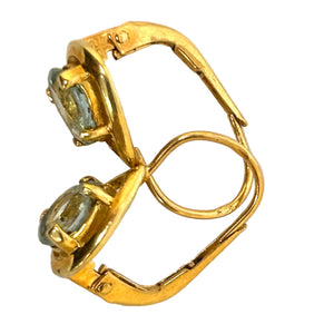 Boucles d'oreilles Or Jaune 18 carats, dormeuses