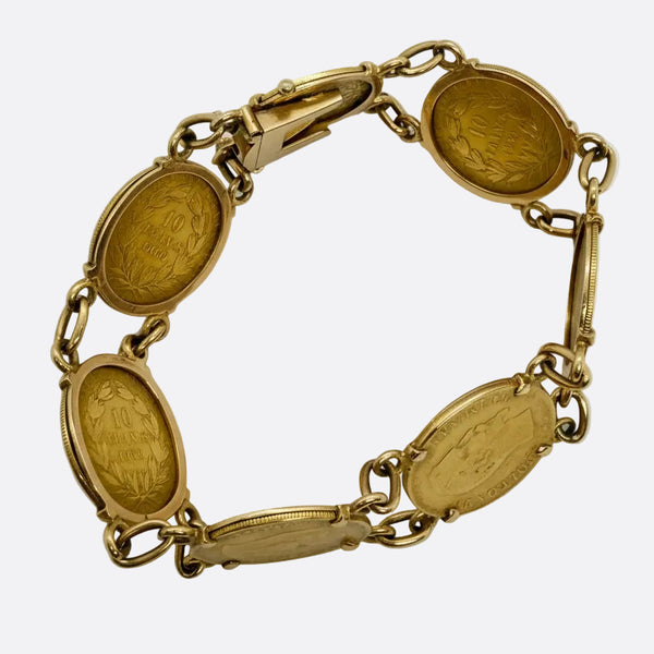 Bracelet Maillon Forçat en Or Jaune 18k - 22.54 G