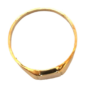 Chevalière en Or Jaune 18 carats
