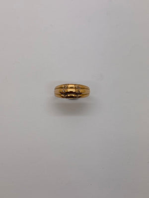 Alliance en or jaune 18K Taille-56