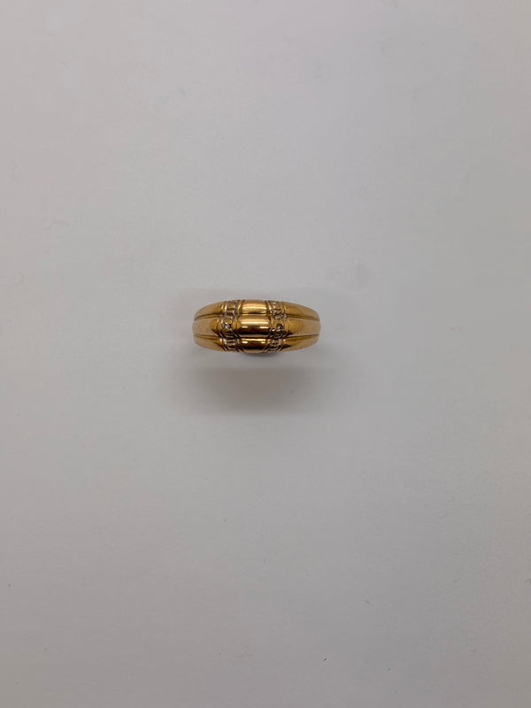 Alliance en or jaune 18K Taille-56