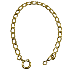 Bracelet Gourmette en Or Jaune 18K 9.60 Grs
