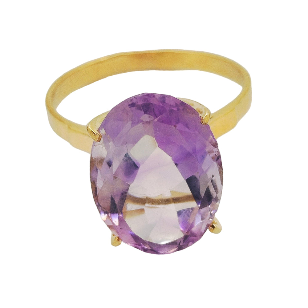 Bague en Or Jaune 18K -Taille 57