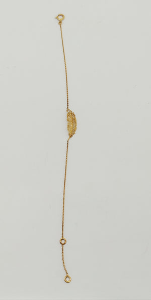 Bracelet en Or Jaune 18 K - 0.96 Grs