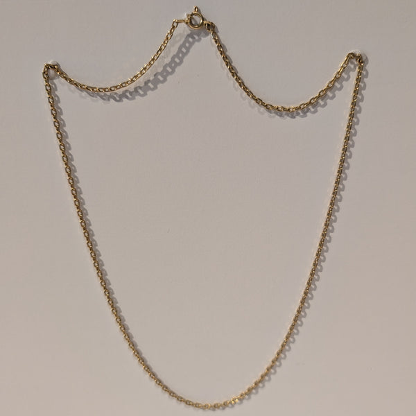 Collier Princesse Or Jaune 18K Lg 50cm