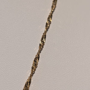 Collier Matinée Torsadé Or Jaune 18 K - 4.17 G