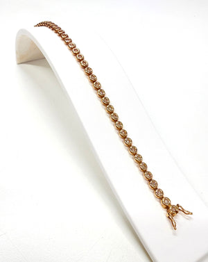 Bracelet Rivière en Or Jaune 18k 9.79 Grs