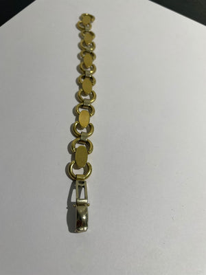 Bracelet Maillon Jaseron Or Jaune 18k - 19.19 Grs