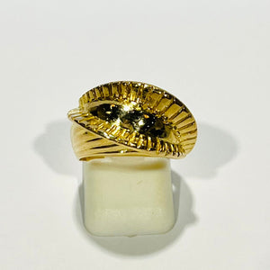Bague Entrelacée en Or Jaune 18 K