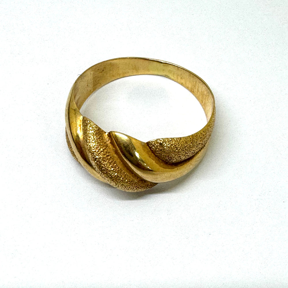 Alliance en Or Jaune 18 K- Taille 53 - 2.42G