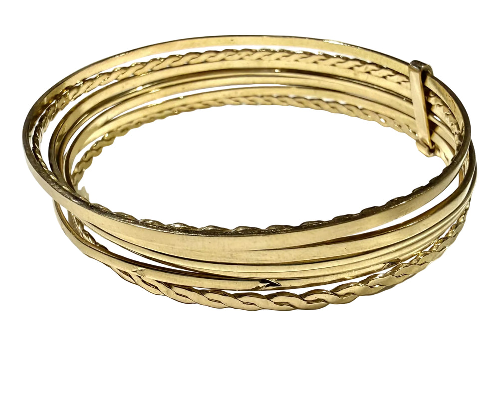Bracelet Semainier Or Jaune 18K - 44.91g