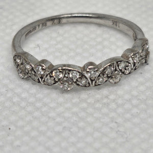 Bagues Or Gris avec 23 Diamants Taille - 50