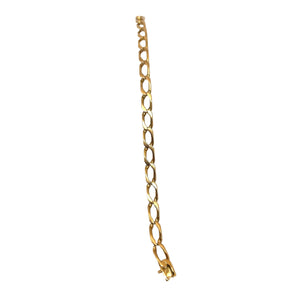Bracelet Maillon Cheval en Or Jaune 18 Carats