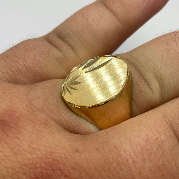 Bague en Or Jaune 18K - Taille 66