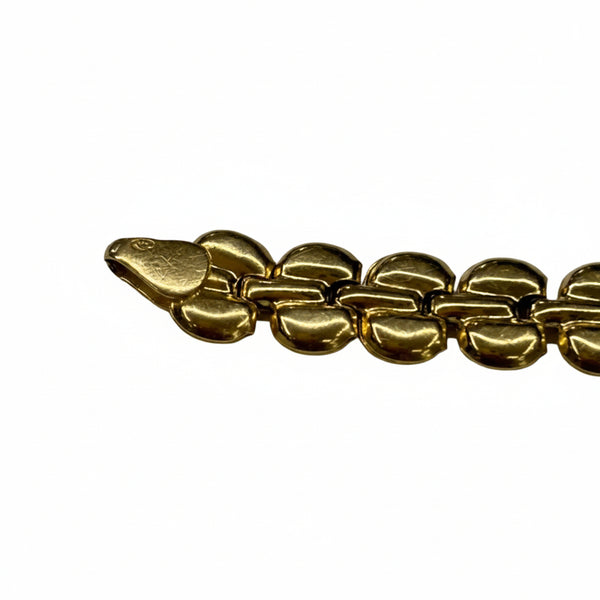 Bracelet maillon en or jaune 18k