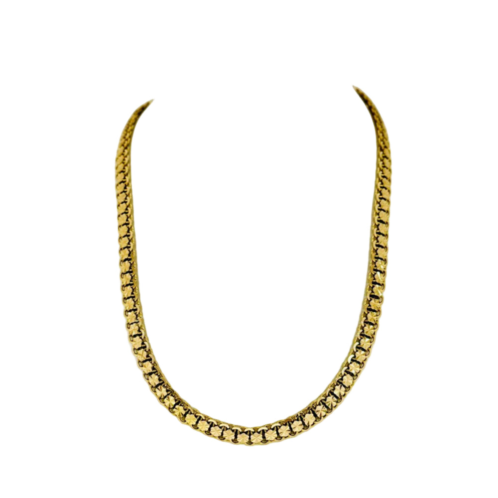 Collier Princesse Or Jaune 24.58 18 carats Taille 39