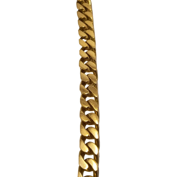 Bijou Homme Bracelet Gourmette Or Jaune 18k