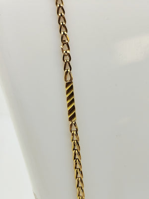 Collier Matinée Fantaisie en Or Jaune 18K 9.51 Grs