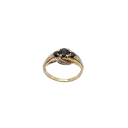 Bagues Or Jaune Trilogie 18K - 2.59Grs - T57