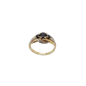 Bagues Or Jaune Trilogie 18K - 2.59Grs - T57