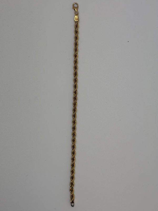 Bracelet Identité en Or Jaune 18K - 3.30g
