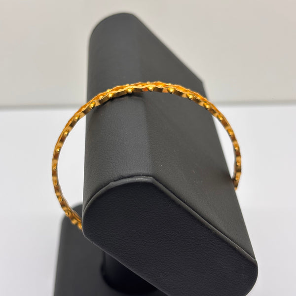 Bracelet jonc en or jaune 22 carats Poids - 13.72 Grs