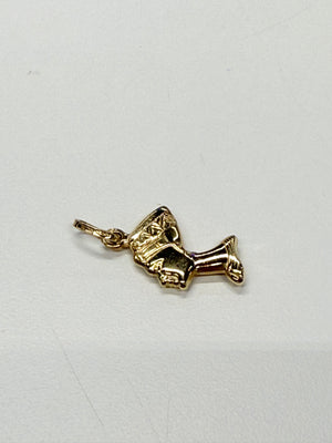 Pendentif Nefertiti Or Jaune 18k en Bon Etat