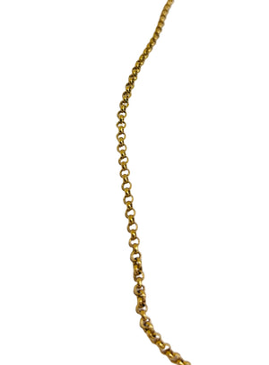 Collier Sautoir Jaseron Or Jaune 750