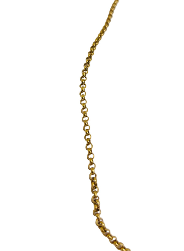Collier Sautoir Jaseron Or Jaune 750