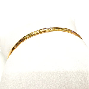 Bracelet Jonc Or Jaune 18k - 7.25 Grs
