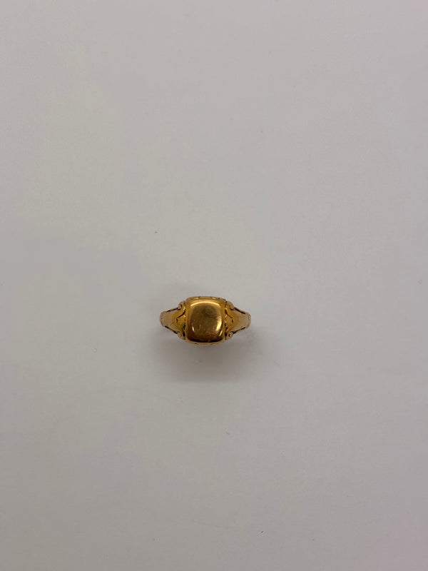 Bague en or jaune 18K Taille-53